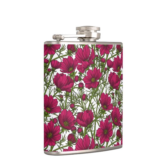 Flasques Fleurs Cosmos roses (Droite)