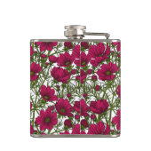 Flasques Fleurs Cosmos roses (Dos)