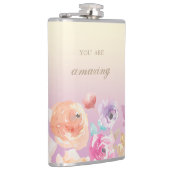 Flasques Fleurs d'aquarelle colorées adorables (Droite)