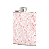 Flasques Fleurs de gribouillis dans le corail vivant (Gauche)