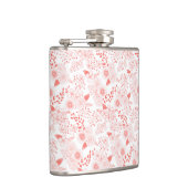 Flasques Fleurs de gribouillis dans le corail vivant (Droite)