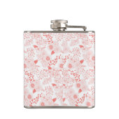 Flasques Fleurs de gribouillis dans le corail vivant (Dos)