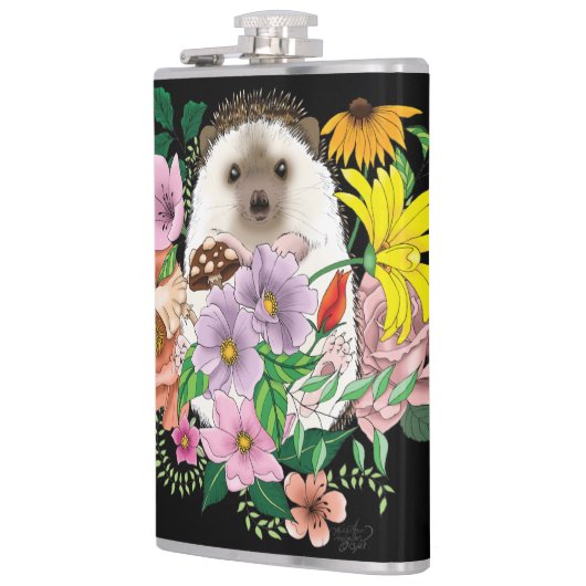 Flasques Fleurs de hérisson mignonnes (Gauche)