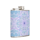 Flasques Fleurs de jardin rétro en bleu et violet (Droite)