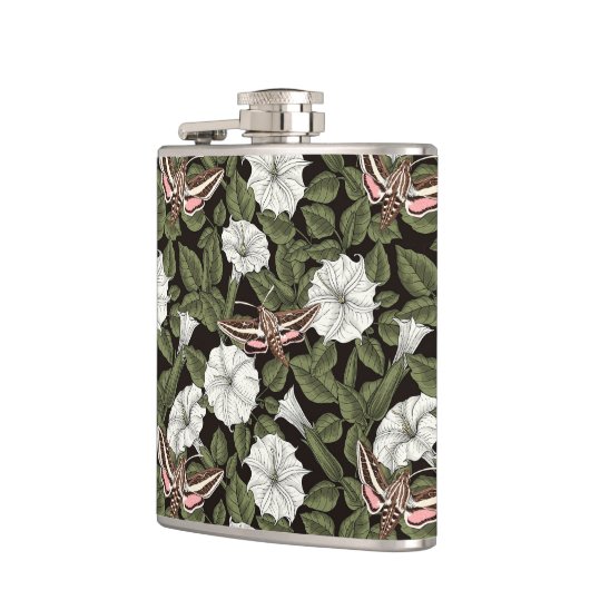 Flasques Fleurs de lune et sphinx Mois (Gauche)