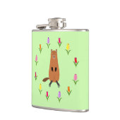 Flasques Fleurs de marmotte et de tulipe mignonnes (Gauche)