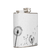 Flasques Fleurs de pissenlits Pappus Spores Gris (Droite)
