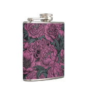 Flasques Fleurs de pivoines violettes (Droite)