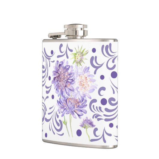 Flasques fleurs de prairie pourpres (Gauche)