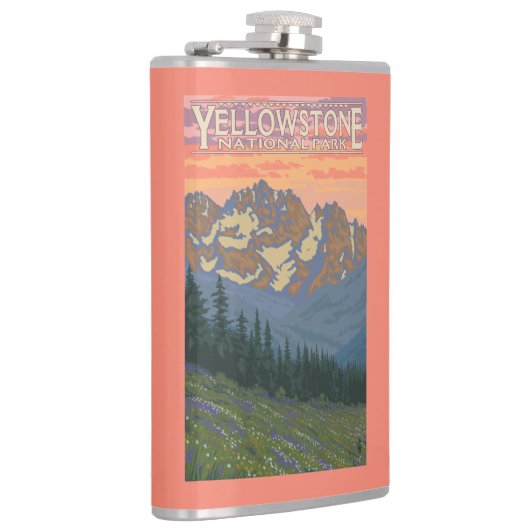 Flasques Fleurs de ressort - parc national de Yellowstone (Droite)