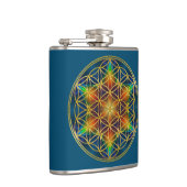 Flasques FLEURS DE VIE - Fleur fractale 1 (Droite)