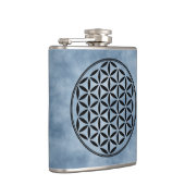 Flasques FLEURS DE VIE - Symbole de géométrie sacrée plein  (Droite)