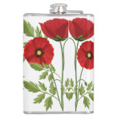 Flasques Fleurs d'été joyeuses floraison de pavot (Dos)