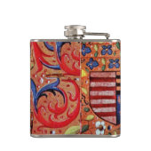 FLASQUES FLEURS D'IMAGINAIRE ET D'UNICORNE, MOTIFS FLORAUX (Dos)