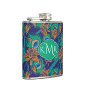 Flasques Fleurs et monogramme des plumes | (Droite)