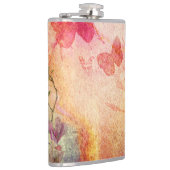 Flasques Fleurs Et Papillons Aquarelle, Bouche (Droite)