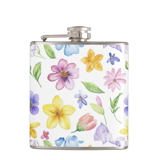Flasques Fleurs Floral Pattern Sublimation-95651 (Devant)