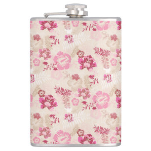 Flasques Fleurs modernes roses mignonnes motif Haut basket