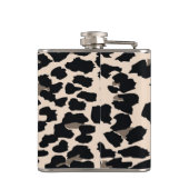 Flasques Fleurs Modernes Sur Personnalisé Empreinte de léop (Dos)