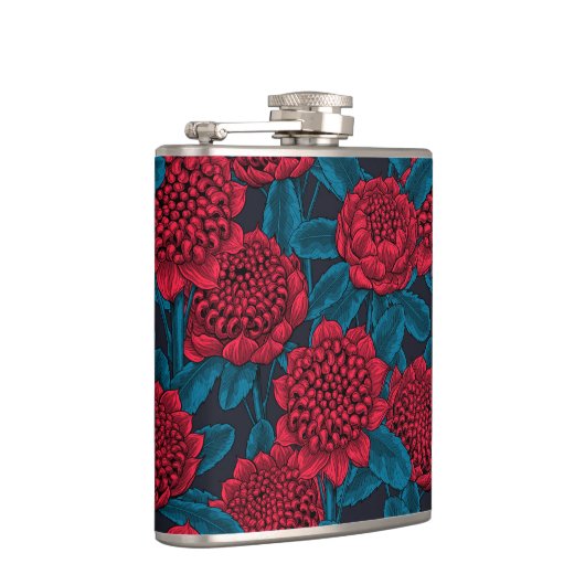 Flasques Fleurs rouges de waratah (Droite)