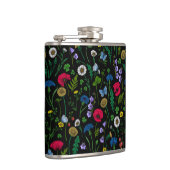 Flasques Fleurs sauvages en noir (Droite)