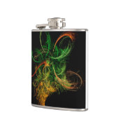 Flasques Fleurs spatiales d'art abstraites (Gauche)