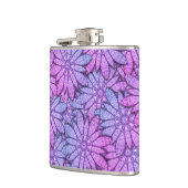 Flasques Fleurs violettes amusantes (Gauche)