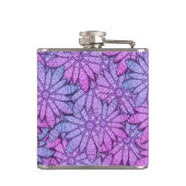 Flasques Fleurs violettes amusantes (Dos)