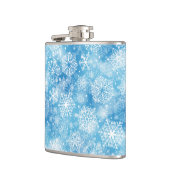 Flasques Flocon de neige bleu (Gauche)