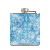 Flasques Flocon de neige bleu (Dos)