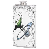 Flasques Flocon de neige de chat cosmique (Gauche)
