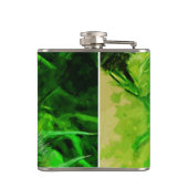 Flasques Flodmans Thistle Purple Fleur sauvage Abstrait (Dos)