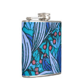 Flasques Floral bleu ancien Boho moderne (Droite)