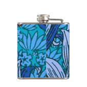 Flasques Floral bleu ancien Boho moderne (Dos)