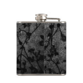 Flasques Floral d'antiquité gothique noir et blanc (Dos)