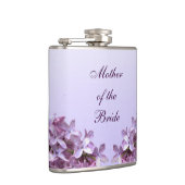 Flasques Floral Lilac Fleurs Mariage Mère de la mariée (Droite)