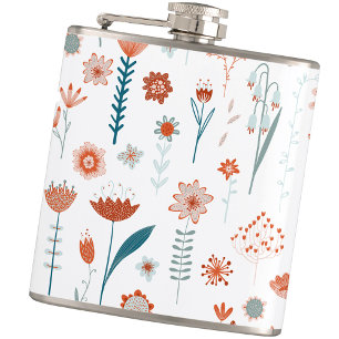 Flasques Floral scandinave moderne