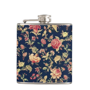 Flasques Floral vintage élégant s'est levé