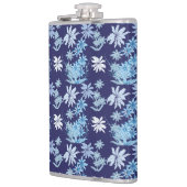 Flasques Flore à thème bleu motifs (Gauche)