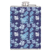 Flasques Flore à thème bleu motifs (Dos)