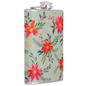 Flasques Flore de Noël Rouge Poinsettia (Droite)