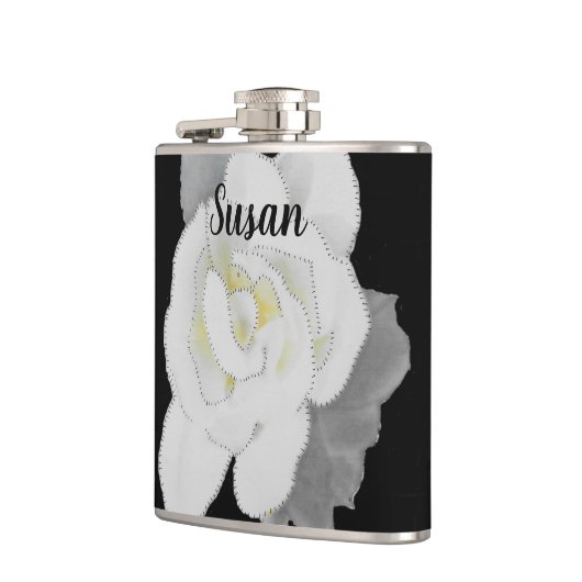 Flasques Flower on Black (Gauche)