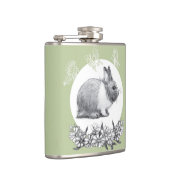 Flasques Fluffez le lapin. Dessin au crayon. (Droite)