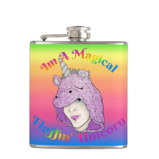 Flasques Fluffin Magique Fluffin Unicorne Vinyl Emballé Fla