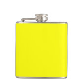 Flasques Fluo jaune vif, prêt à Customiser (Devant)
