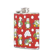 Flasques Fond de manchots de Noël (Gauche)