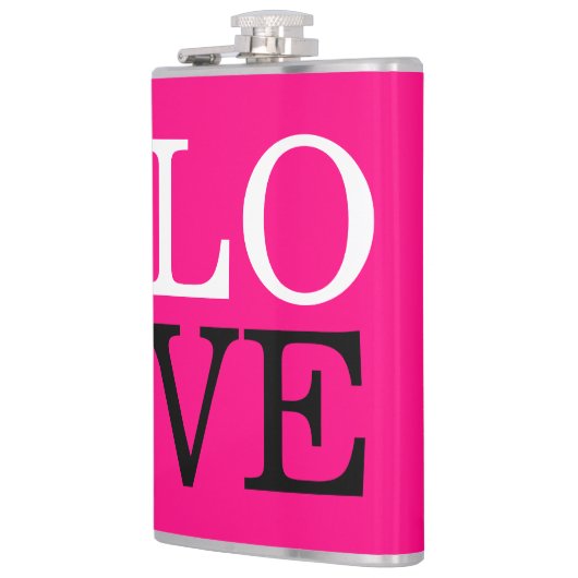 Flasques Fond de rose amour mariage (Gauche)