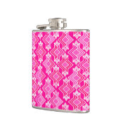 Flasques Fond d'écran Art Déco Motif, Fuchsia Pink (Gauche)