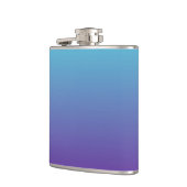 Flasques Fond dégradé simple bleu turquoise violet (Gauche)
