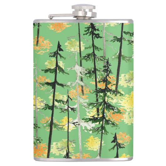 Flasques Forêt d'automne : Beauté naturelle incomparable (Devant)